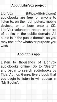 LibriVox Audio Books android App screenshot 0